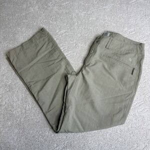 Women's The North Face Size 14 Nylon Straight Leg Convertible Roll Up Pants Hike